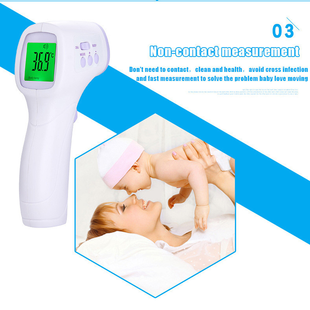 PC868 Multi-purpose Infrared Babies Thermometer Non-contact LCD Digital Thermometer-14