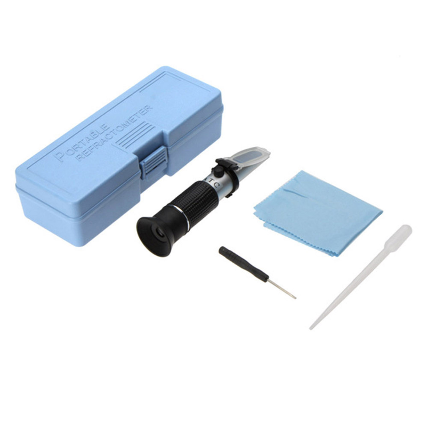 ATC Refractometer Handheld Refractometer Professional Measurement for Beer Wine Fruit Juice-5