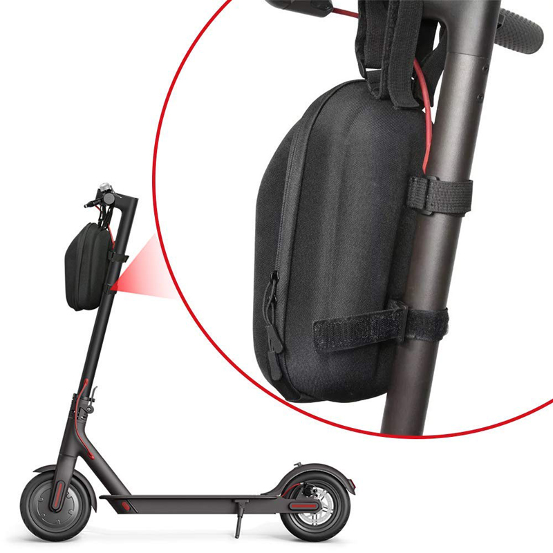 Para el Scooter Eléctrico de Xiaomi Mijia Ninebot Scooter Cabeza de la Cabeza Boldia Para el Manillar de Bicicleta Multipropósito Impermeable - Negro