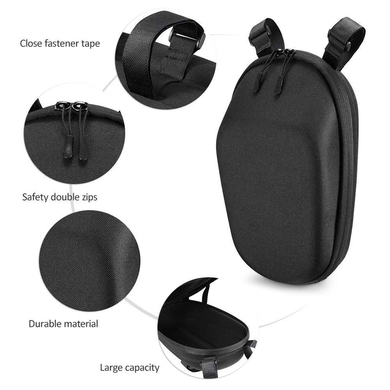 Per la Borsa Per Manico a Testa da Scooter a Ninnote Scooter di Xiaomi Mijia Scooter Electric Scooter Bag Del Manubrio Multiuso Per Bici da Manubrio - Nero