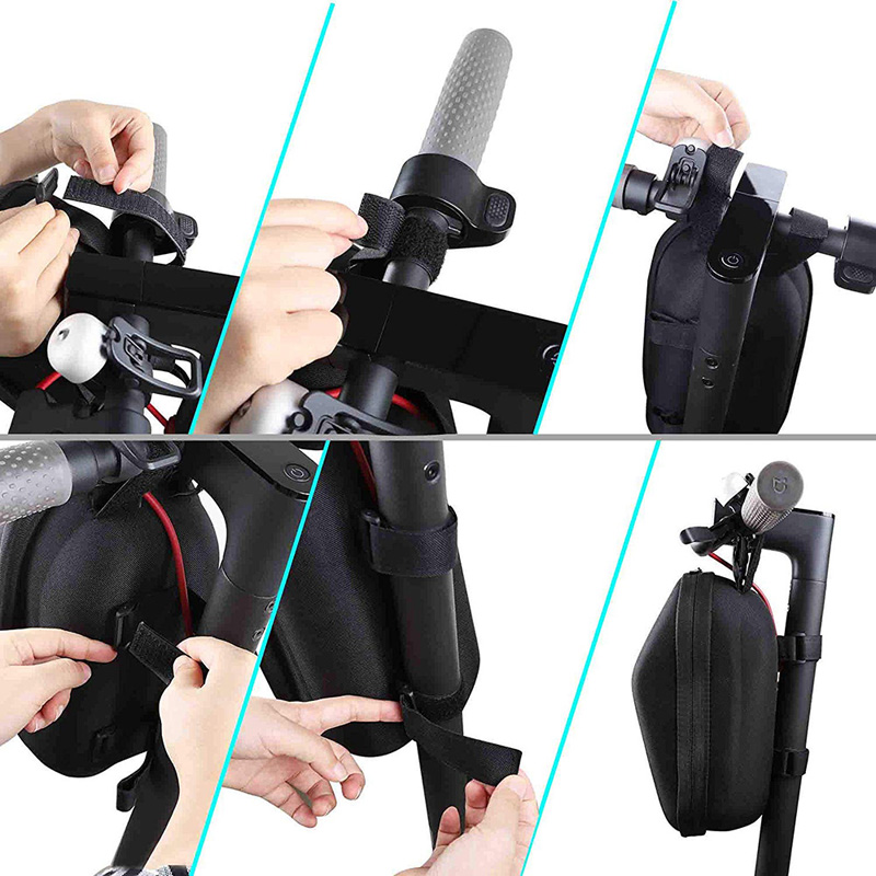 Pour Xiaomi Mijia Electric Scooter Scooter Ninebot Scooter Head Handle Sac Étanche à Vélo Polyvalent à Vélos à Vélos - le Noir