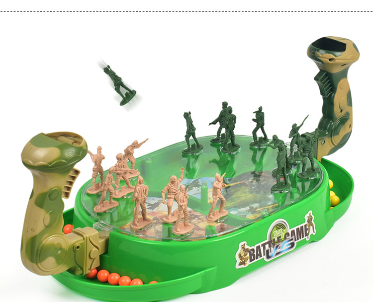 Battle Board Game Pinball Shooting Toy Parent-child Interaction Game Educational Toy - Soldier Type-13