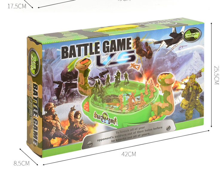 Battle Board Game Pinball Shooting Toy Parent-child Interaction Game Educational Toy - Soldier Type-20