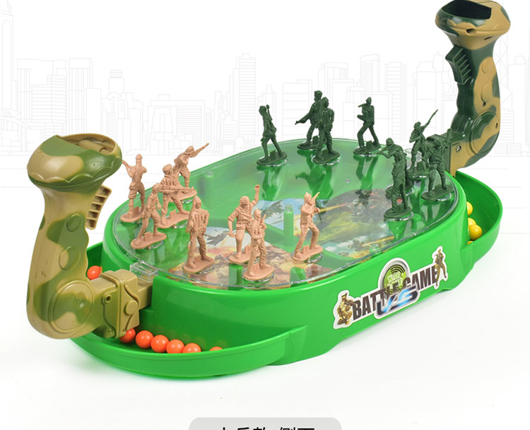 Battle Board Game Pinball Shooting Toy Parent-child Interaction Game Educational Toy - Soldier Type-4