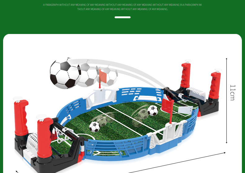 Futebol Campo Futebol Blocos De Construção Jogo Mini Mesa Crianças Brinquedo De Placa Interativa