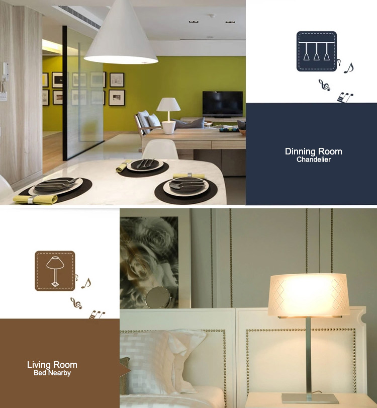 E27 3W Bluetooth Smart LED Light Bulb with Speaker for Home Office-12