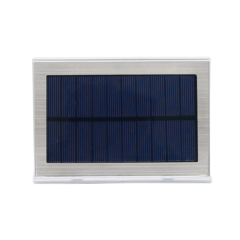 Stainless Steel Solar Light 21-LED Outdoor Motion Sensor Light IP44 Waterproof 6400K-3