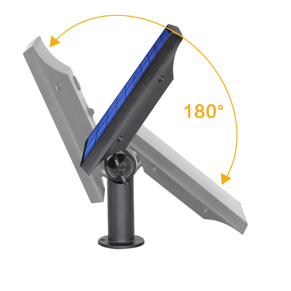 Solar Powered Rotatable Garden Lawn Waterproof Light Light-Sensing Security Lamp 2 in 1 Installation-2
