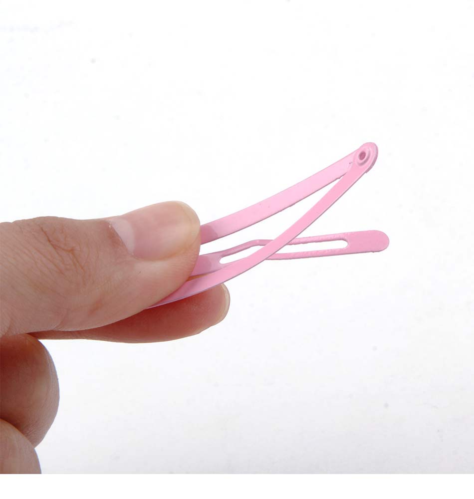 034 40 Teile / Satz Metall Schnapp Haarklammern Rutschfeste Niedliche Haarclip Kawaii Haare Barrettes Zubehör Für Mädchen Kinder Kleinkinder - Mehrfarbig