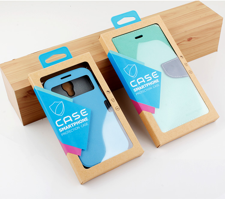 Caixa Customizável De 50 Pçs / Set Kraft De Papel Para Iphone 6s Plus / 6 Mais Casos - Preto