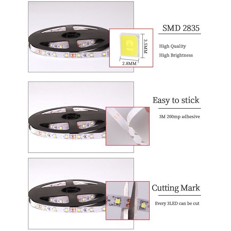 5050 Striscia a Led Impermeabili Light USB 5V RGB LED Strip TV TV LED Backlight Telesion Decoration Light Per Home Theater - 5m