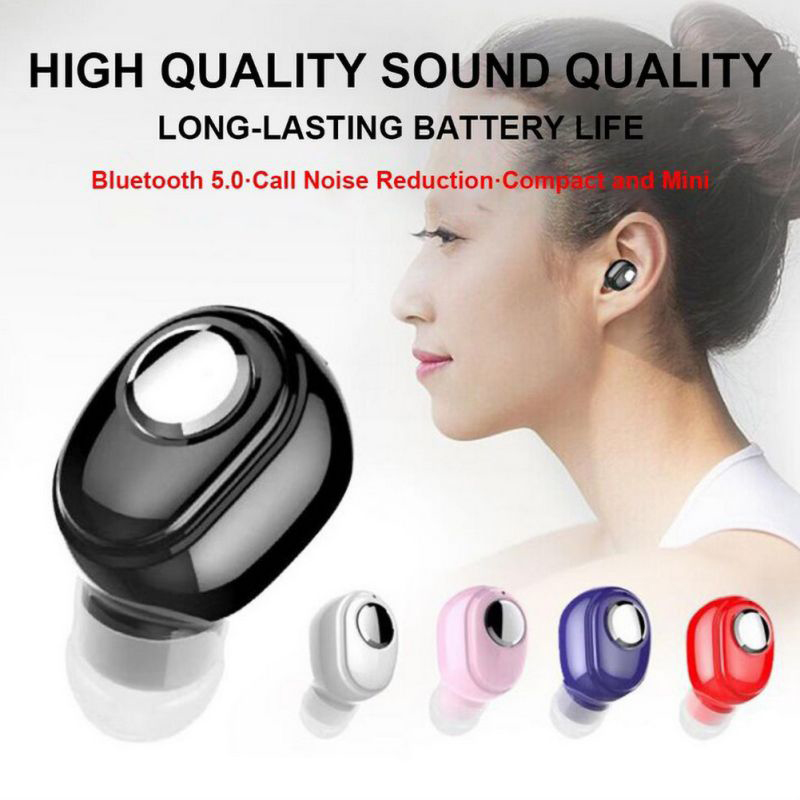 L15 Mini Bluetooth Inalámbrico 5.0 Auriculares Ultra Pequeños Auriculares En Oído-Blanco