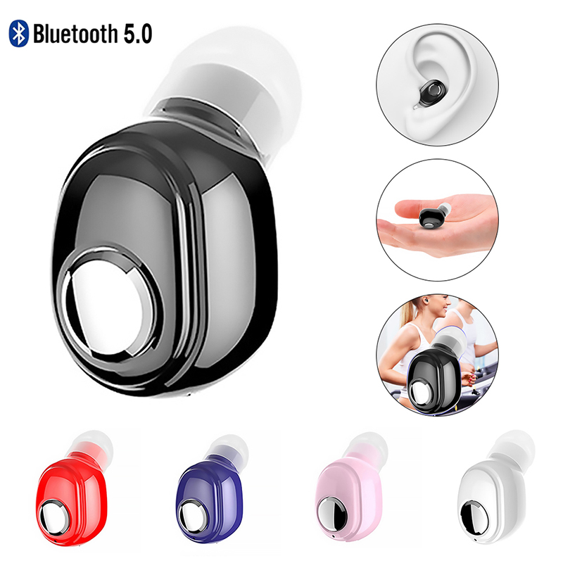 L15 Mini Bluetooth Inalámbrico 5.0 Auriculares Ultra Pequeños Auriculares En Oído-Blanco