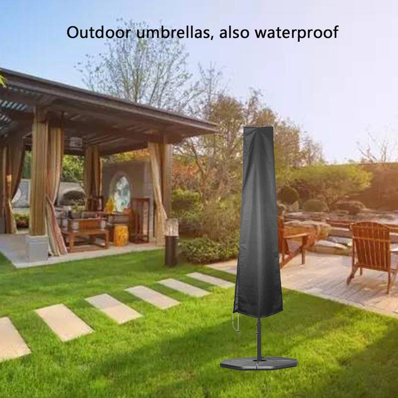 Wasserdichte Regenschirmabdeckung Garten Cantilever Parasol Sonnenschirm - 25 * 55 * 230 Cm