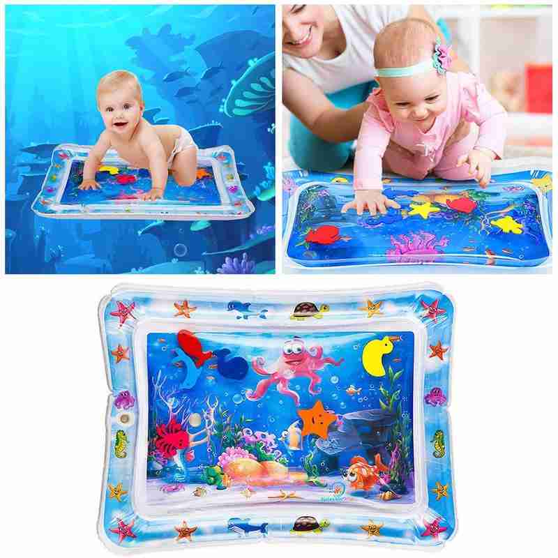 Cojín de Agua Para Niños Cojín Para Niños Pequeños Mat Baby Ocean Pad - Pulpo