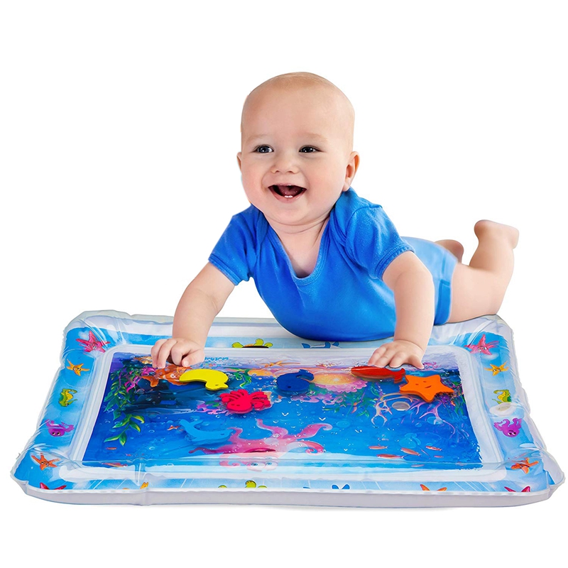 Cojín de Agua Para Niños Cojín Para Niños Pequeños Mat Baby Ocean Pad - Pulpo