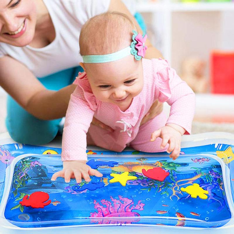 Kids Water Game Cushion Toddler Gonfiabile Mat Baby Ocean Pad - Polpo