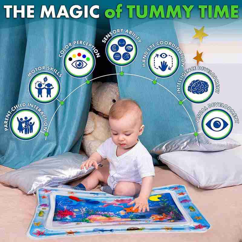 Kids Water Game Cushion Toddler Play Play Mat Baby Ocean Pad - Poulpe