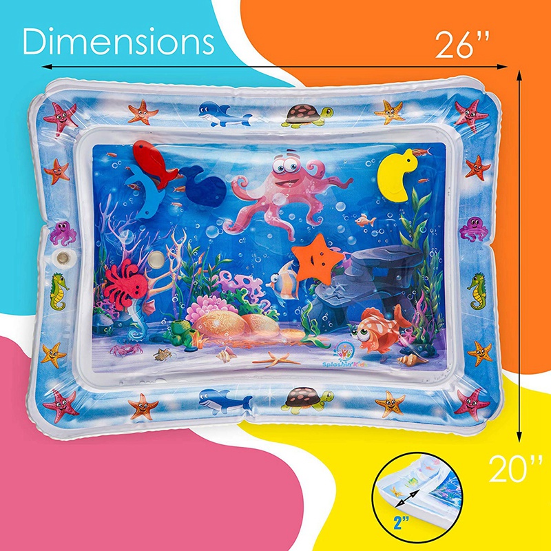 Kids Water Game Cushion Toddler Gonfiabile Mat Baby Ocean Pad - Polpo