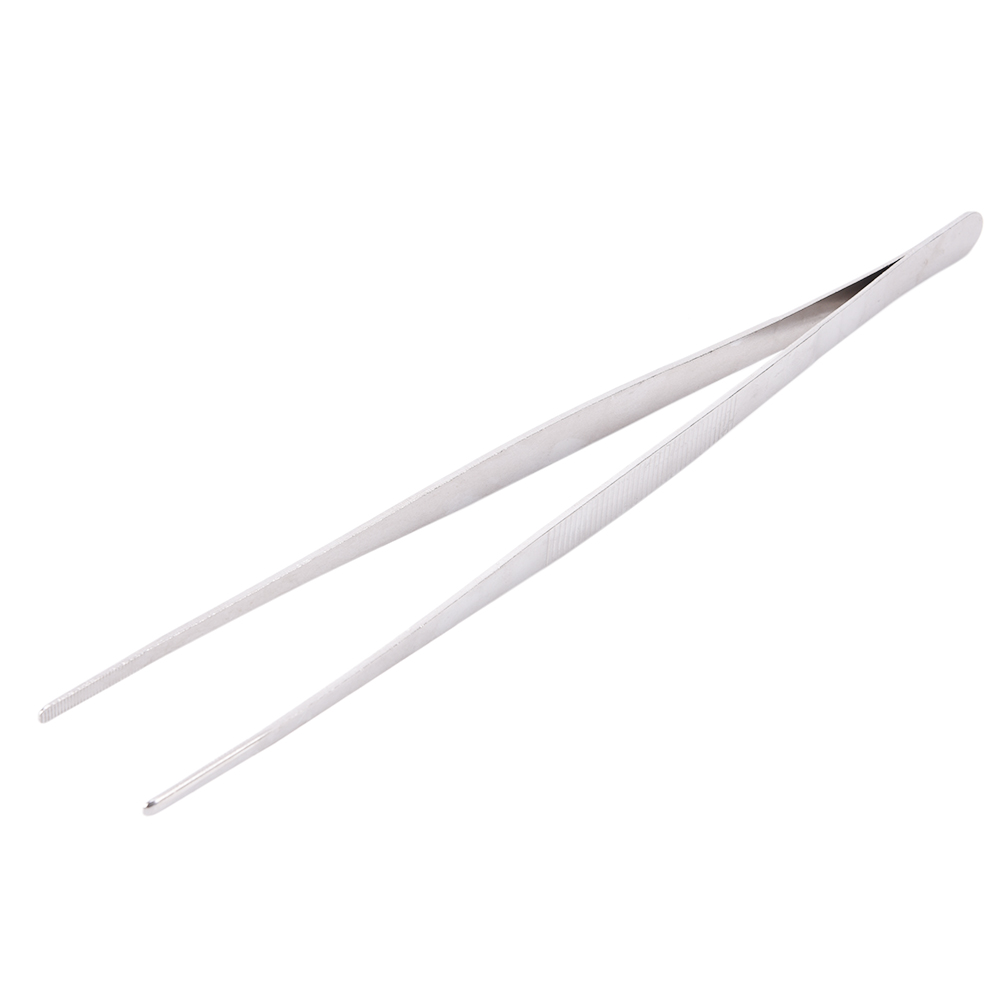 Barbecue Droite En Acier Inoxydable 30cm Épaissie Tweezers