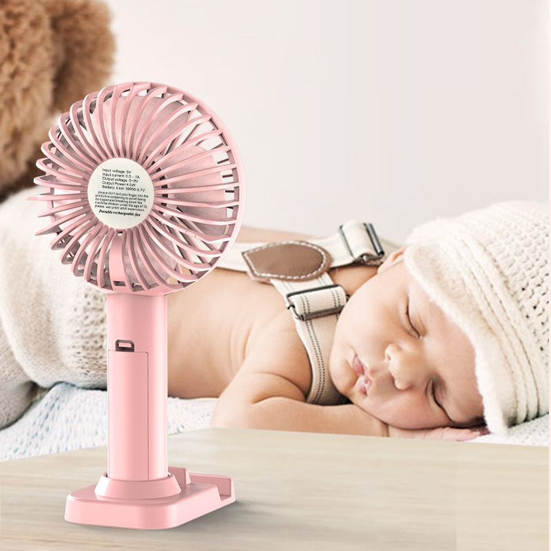 Summer Phone Phone Holdhell ​​mini Fan - Verde