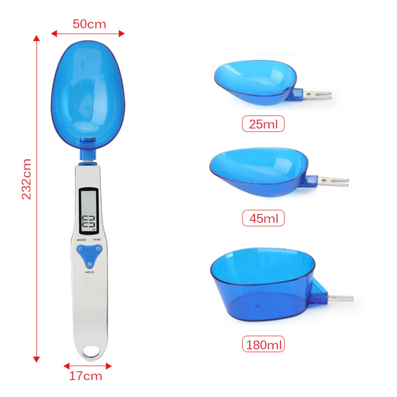 Socura De Escala Digital Display LCD 500g / 0.1g High Precision Electronic Medicle Spow Balanço Para Cozinhar Cozimento