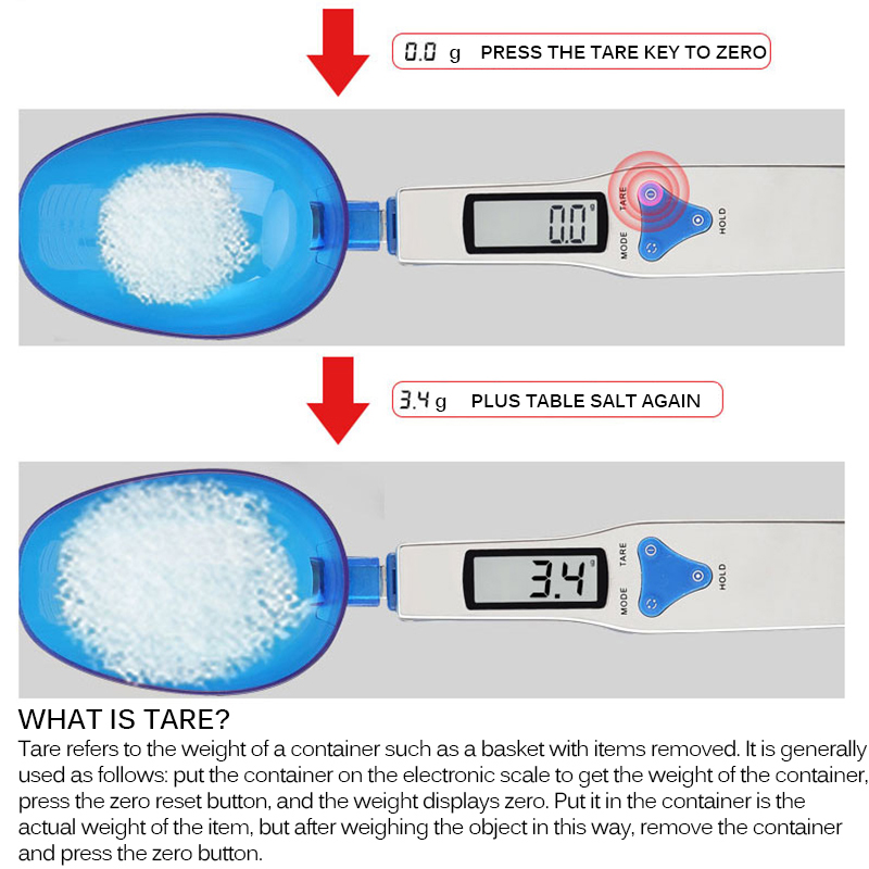 Digital Scale Löffel LCD-Anzeige 500g / 0.1g Hochpräzise Elektronische Messlöffel-Gleichgewicht Für Küche Kochen Backen