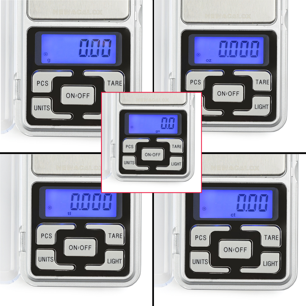 Mini Bolsillo Digital Escala Electrónica Para Joyería De Plata Esterlina Y Gramo De Balance De Oro - 500 G / 0.1g