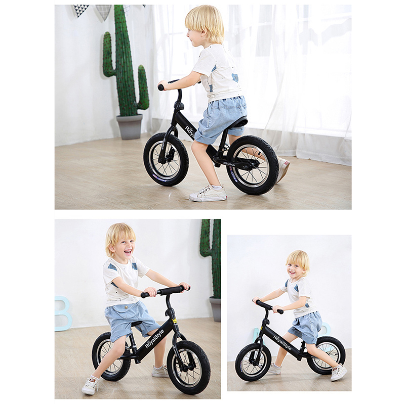 Children Balance No-Pedal Ultralight Cycling Practice Driving Bike - White