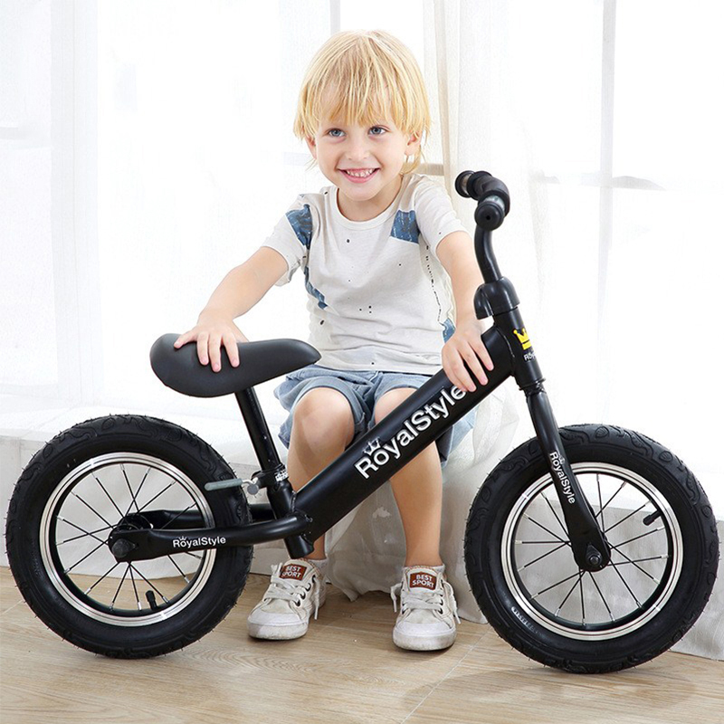 Children Balance No-Pedal Ultralight Cycling Practice Driving Bike - White