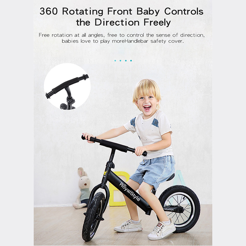 Children Balance No-Pedal Ultralight Cycling Practice Driving Bike - White