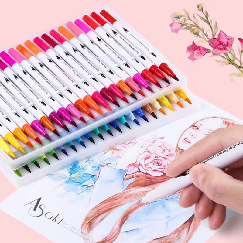 Ensemble de Stylo à Pain à Double Tête à Tête - 24pcs