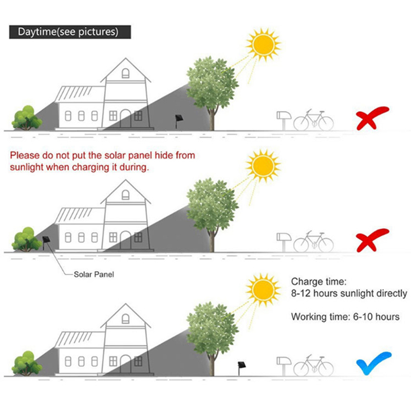 Lumières de Cordes Solaires à 20 Led 2 Modes Décor de Lampe de Fée Jardin Extérieur - Blanc Chaud