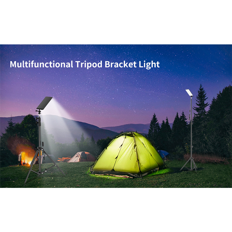 Multifunctional Outdoor Camping Lamp USB Powered Tripod Stand Photography Lamp Stall Work Light