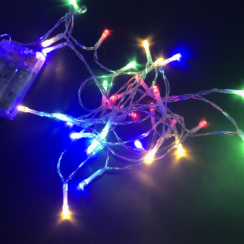 LED String Light Lamp Waterproof Plastic Decoration Light - Warm White/3 Meter 20 Light - Warm White//3 Meter 20 Light-10