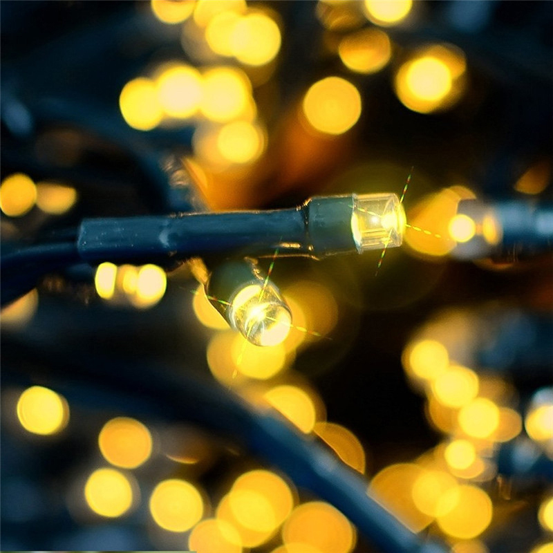 LED String Light Lamp Waterproof Plastic Decoration Light - Warm White/3 Meter 20 Light - Warm White//3 Meter 20 Light-12