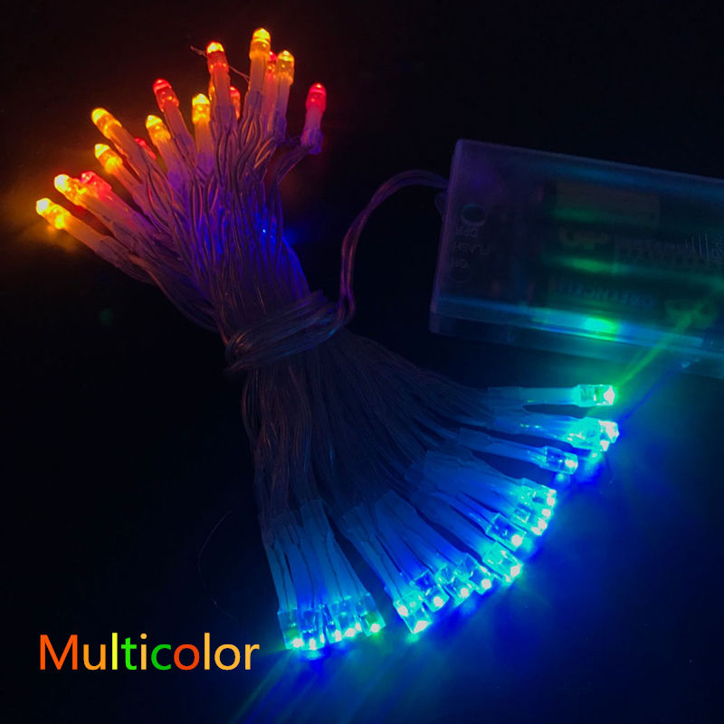 LED String Light Lamp Waterproof Plastic Decoration Light - Warm White/3 Meter 20 Light - Warm White//3 Meter 20 Light-13