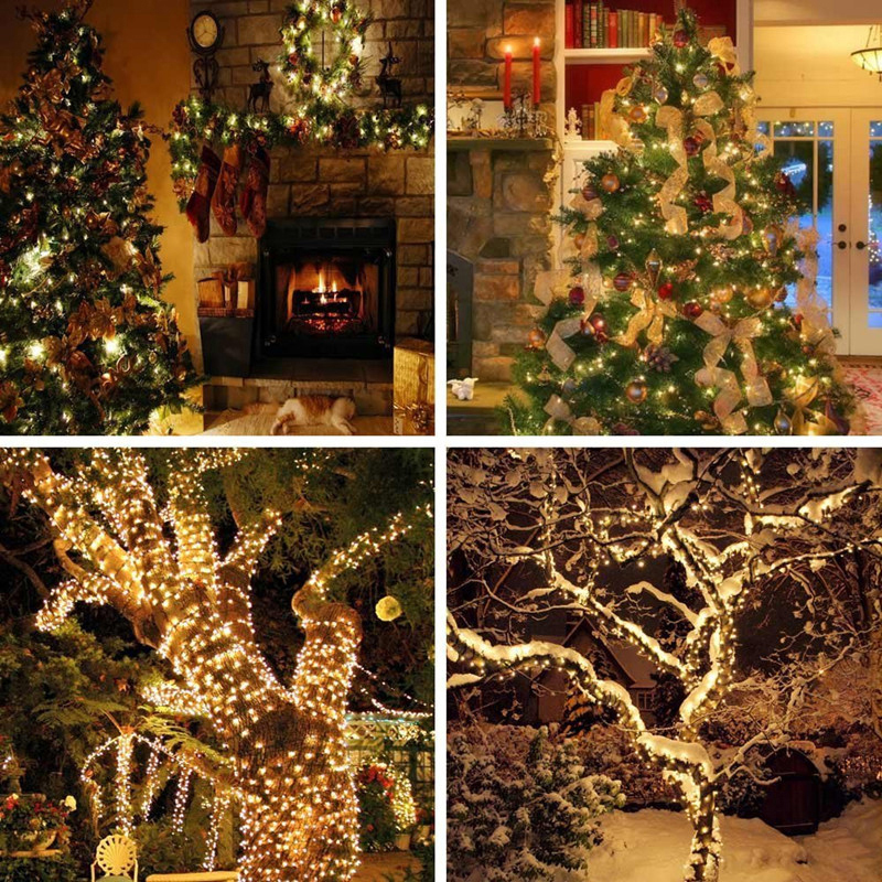 LED String Light Lamp Waterproof Plastic Decoration Light - Warm White/3 Meter 20 Light - Warm White//3 Meter 20 Light-2