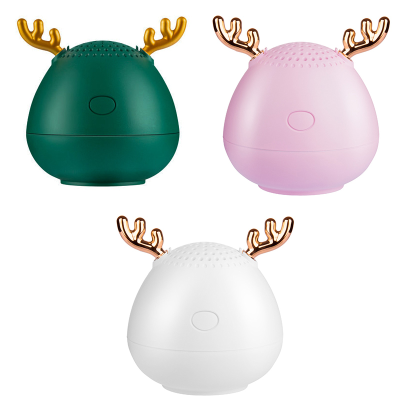 Mini Alto-falante Bonito Chifre Alto-falante Bluetooth Portátil Sem Fio - Branco-11