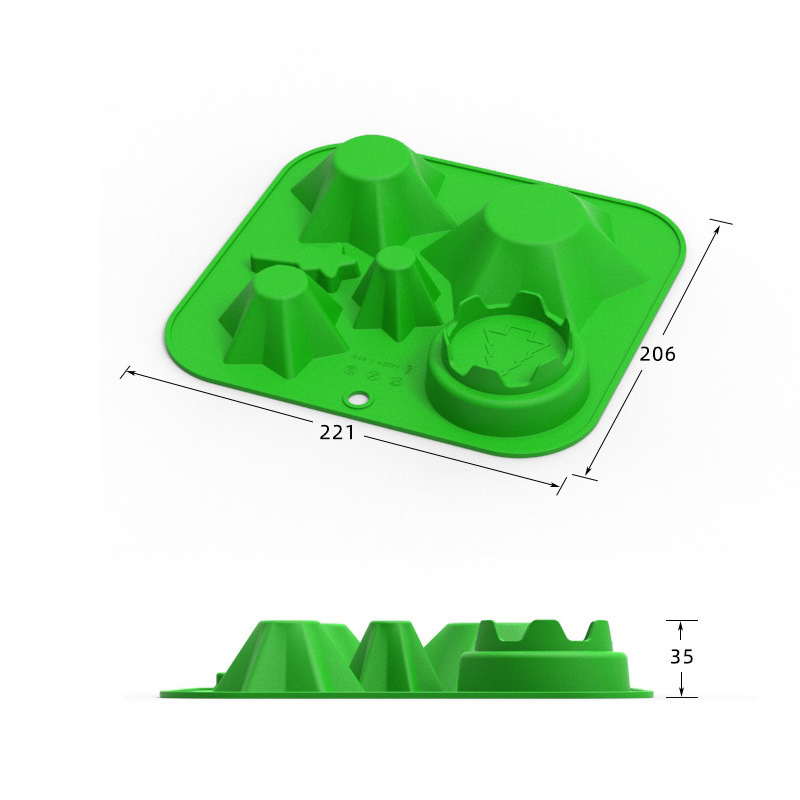 Noël Arbre Silicone Moule Pour La Cuisson Du Chocolat Cuisson Cookies