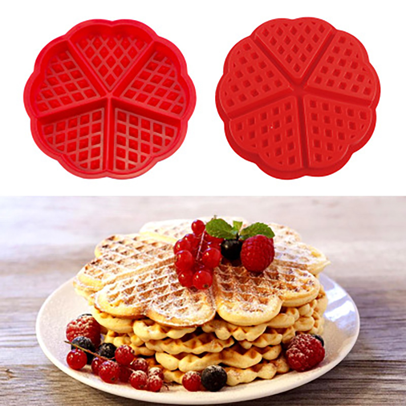 Silicone Waffle Pan Gâteau Moule de Boulange