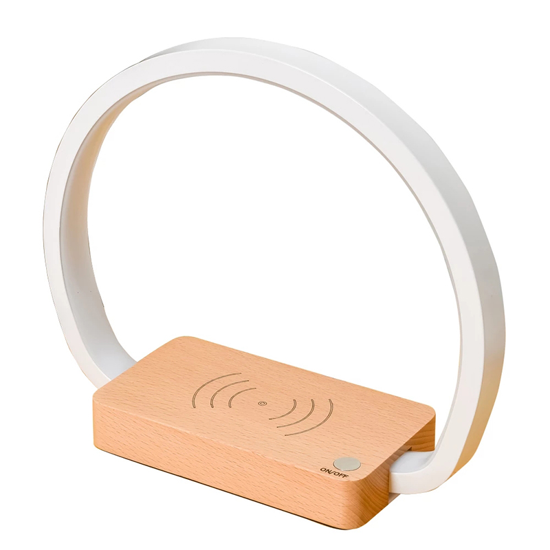 10W Wireless Qi Teléfono Cargador Tabla Lámpara Noche Luz Titular De Teléfono Soporte Para IPhone Samsung Xiaomi Huawei