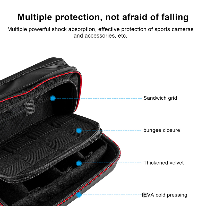 Custodia Per la Borsa Per il Trasporto di Trasporto da Viaggio Per lo Shock Per GoPro Max Hero 9 Camera