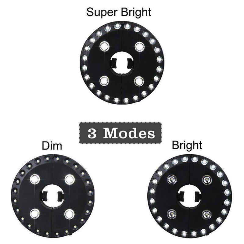 28 Lumières de Palige de Patio Ligées 3 Modes D'éclairage