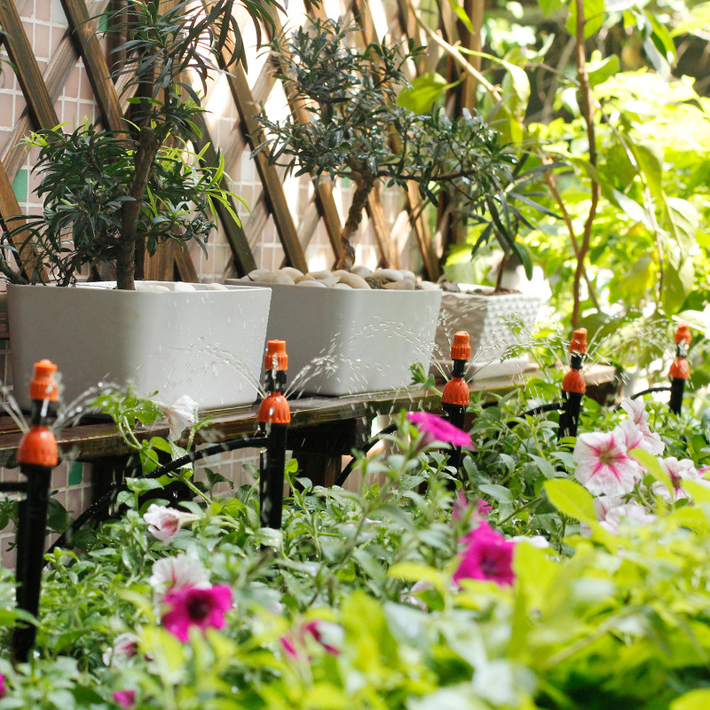 20pcs Sprinkler à Pointe de Jardin à Pelouse Réglable Avec un Contrôle de Flux Intégré