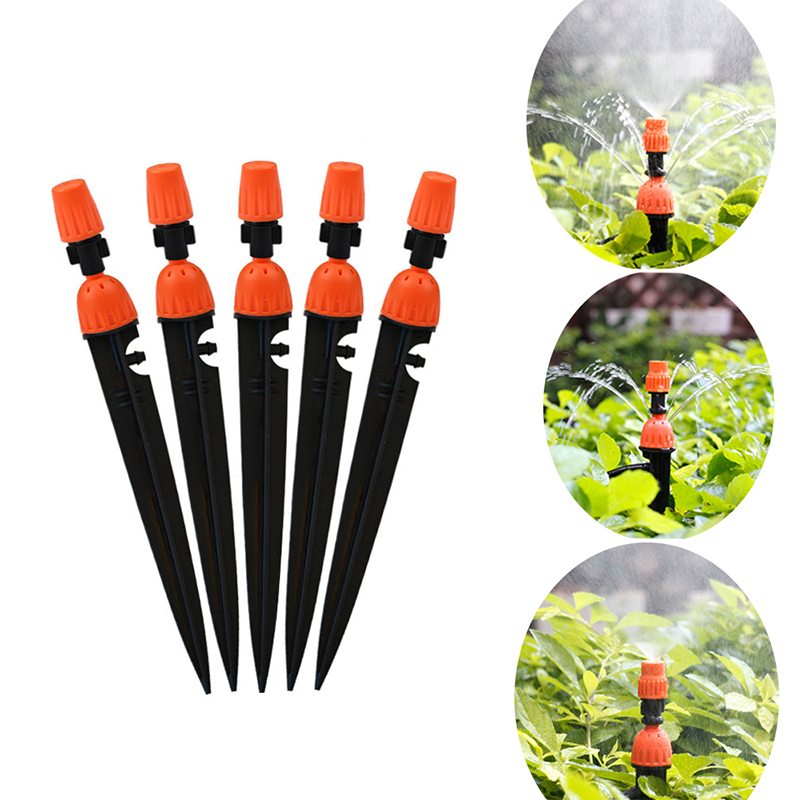 20pcs Spike de Jardim Ajustável Sprinkler Com Controle de Fluxo Integrado