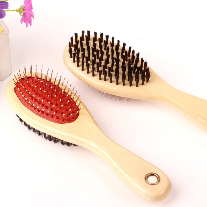 Pet Grooming Brush Cat Massagem Massagem Pente De Desfeiçoamento Pente De Remoção De Cabelo