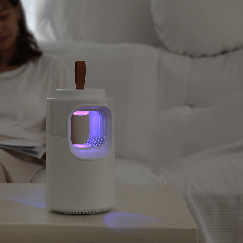 Elektrische Innenmückenfalle 2000mah Mückenkillerlampe - Weiß