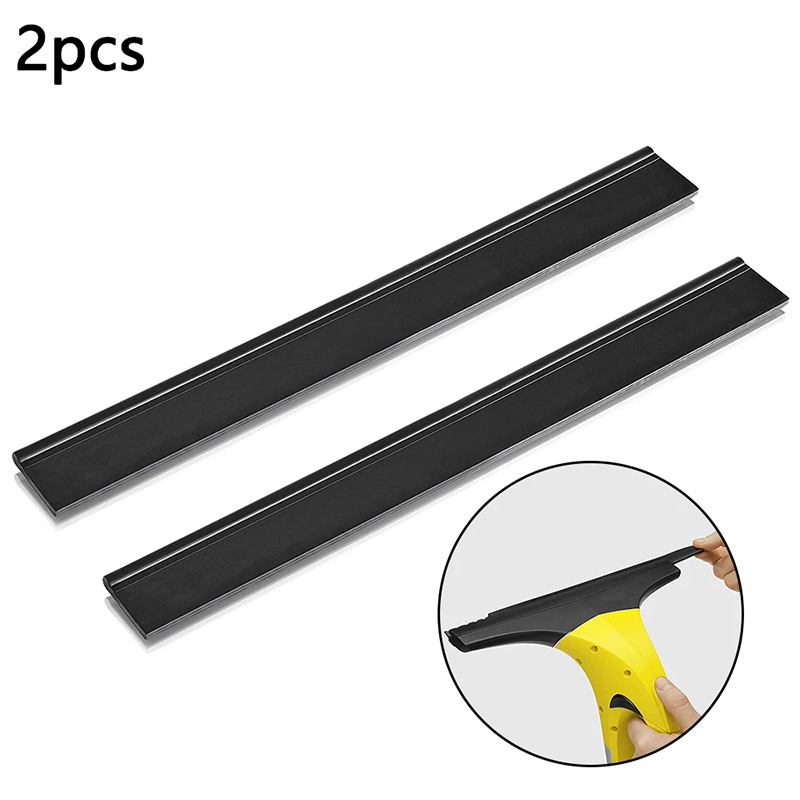 2pcs Pour KARCHER WV2 / WV5 Window Cleaner Bande Caoutchouc 170/250 / 280mm Lames De Raclette - 170mm