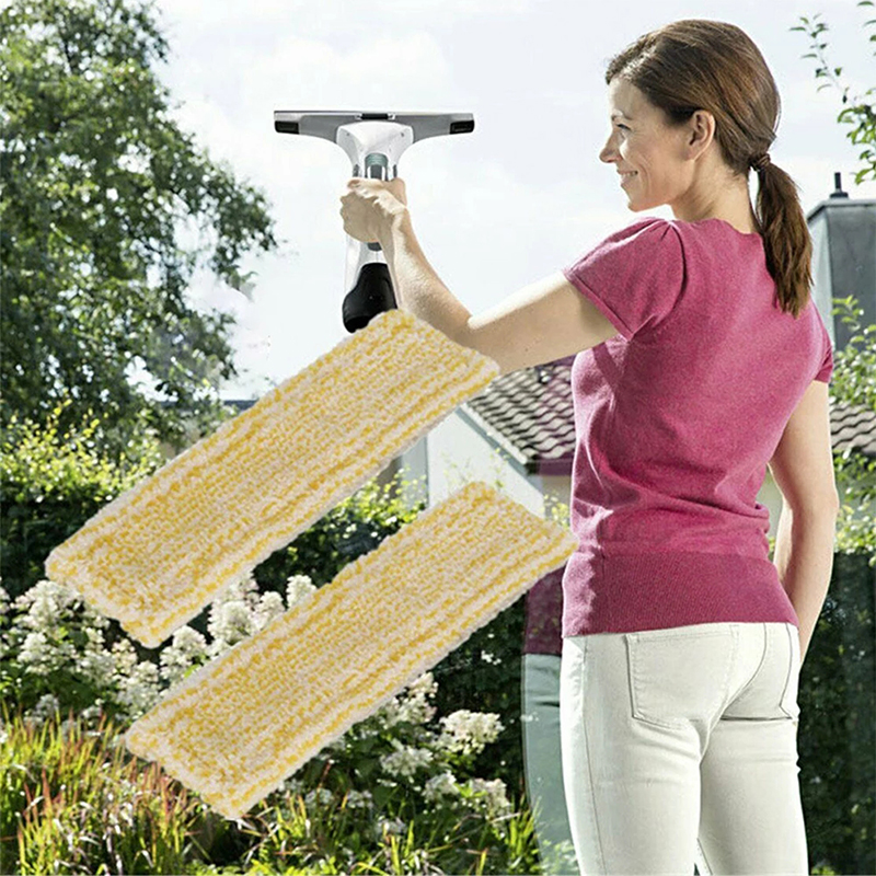 Substituição de Limpeza de Janela 2pcs Para Karcher WV2 WV5 - Amarelo